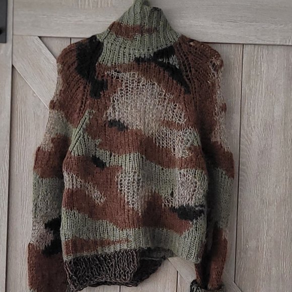 DIESEL colection, sweater, S/M, camo colours - Picture 4 of 13